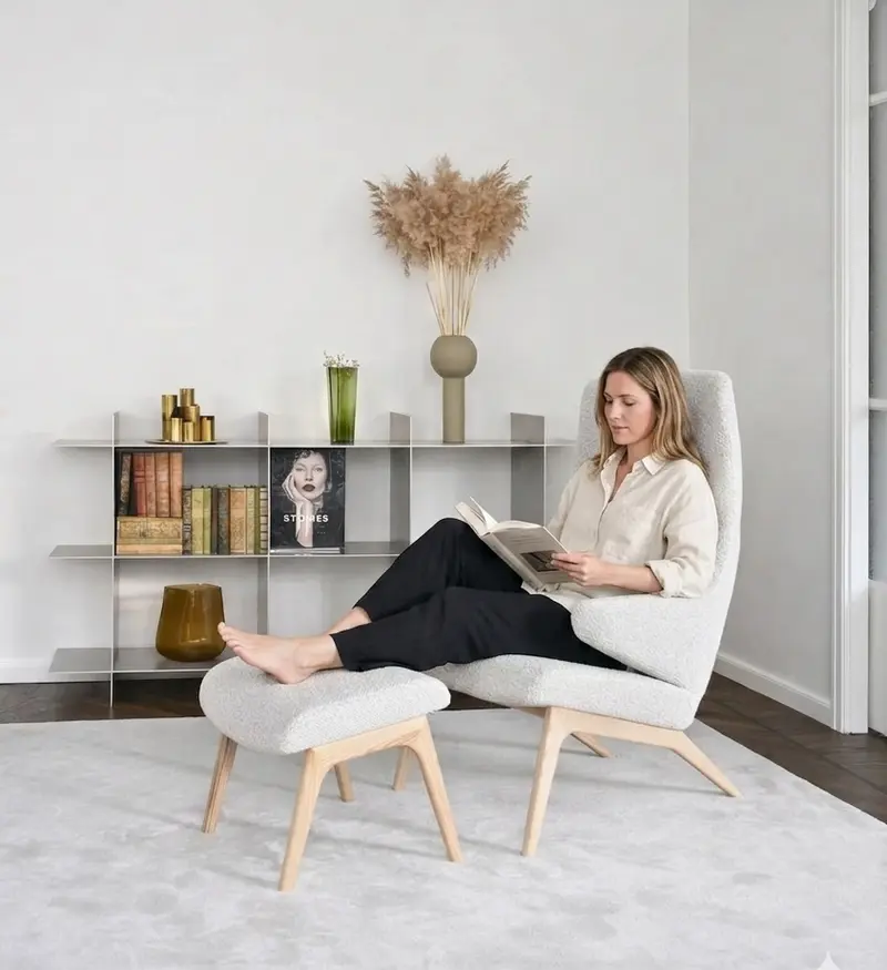Sessel VOOG – Skandinavischer Design-Sessel mit klaren Linien