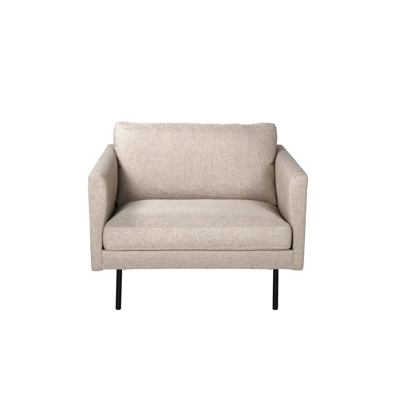 Sessel Zoom aus Stoff - Hellbraun