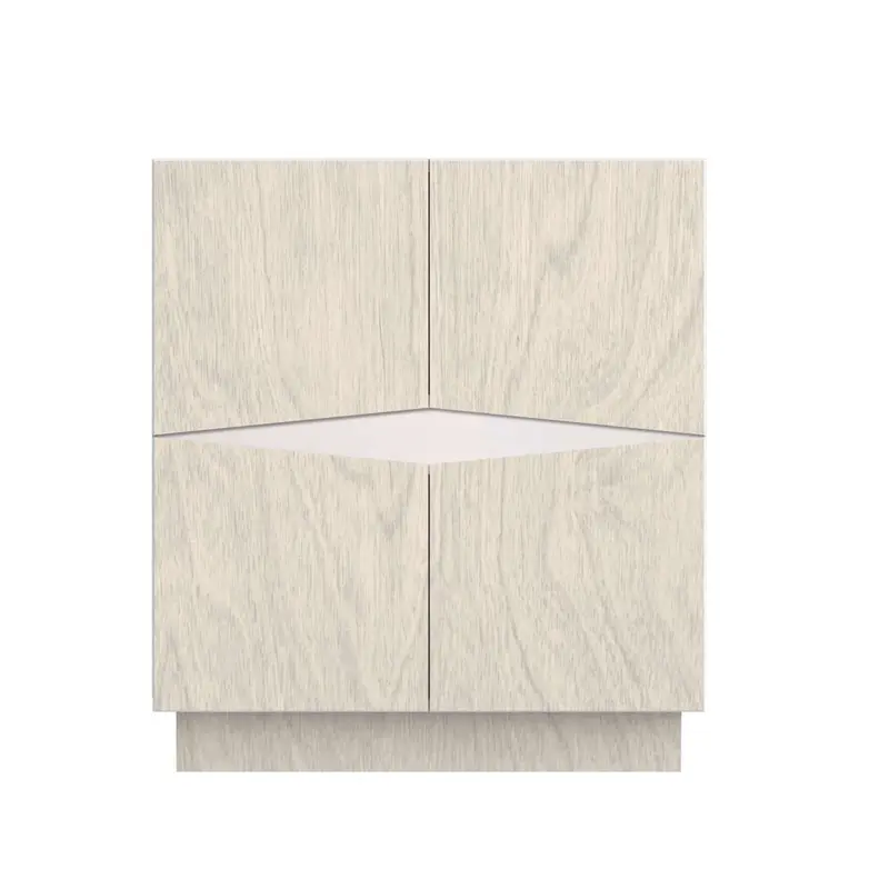 Sideboard – Birkensperrholz, Soft-Close-Türen, Weißer Osmo-Akzent, 2×2 – Loxi | RADIS