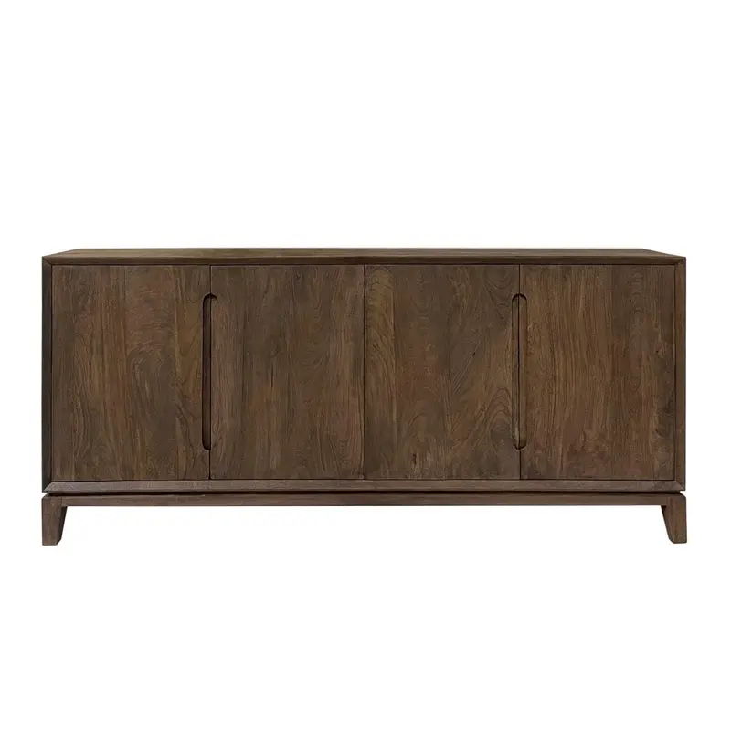 Sideboard Cortez aus Mangoholz 190cm - Dunkelbraun