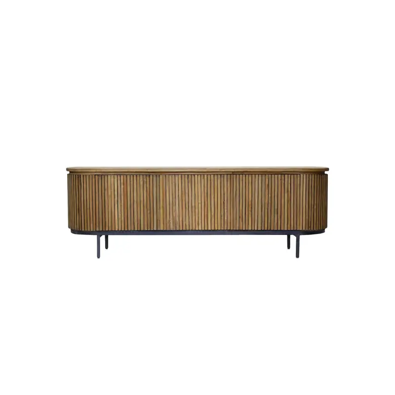 Sideboard Lausanne aus Teakholz 170cm - Braun