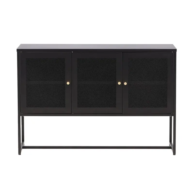 Sideboard Malla aus Metall 120cm - Schwarz