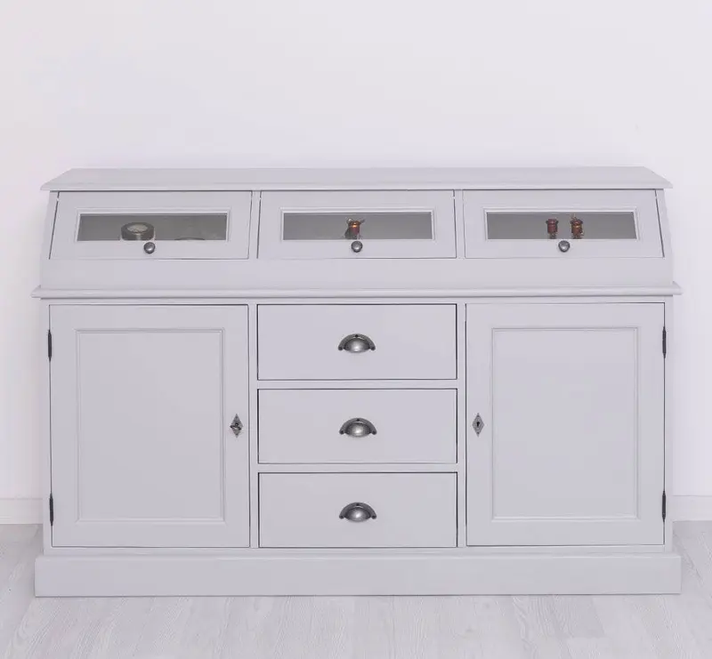 Sideboard mit Display | 2- teilig | Kommode | Geschirrschrank