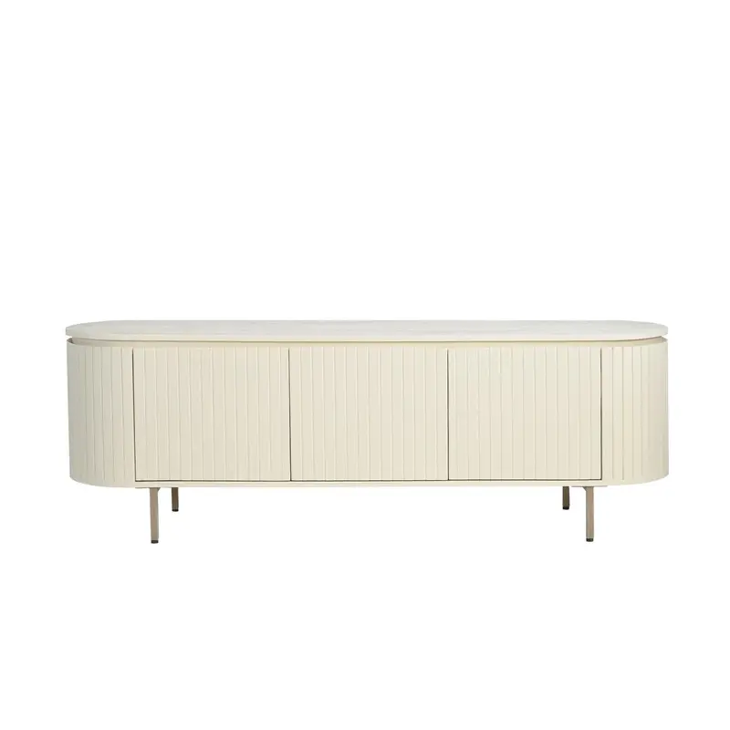 Sideboard Patou aus Mangoholz 170cm - Cremeweiß