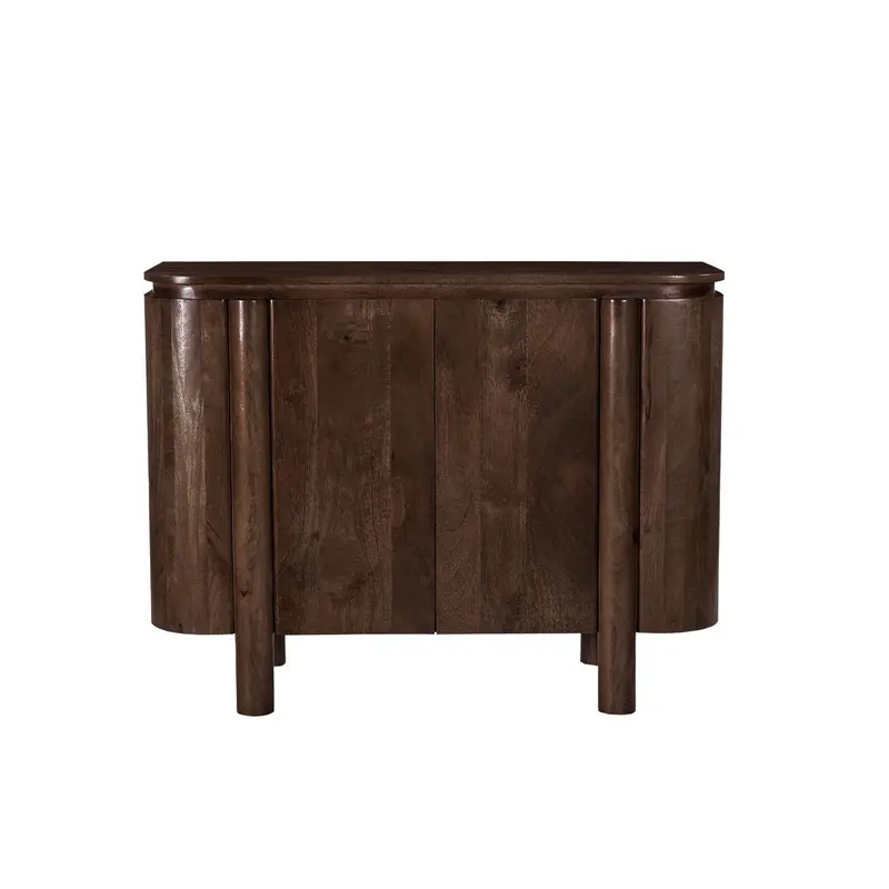 Sideboard Salano aus Mangoholz - Dunkelbraun