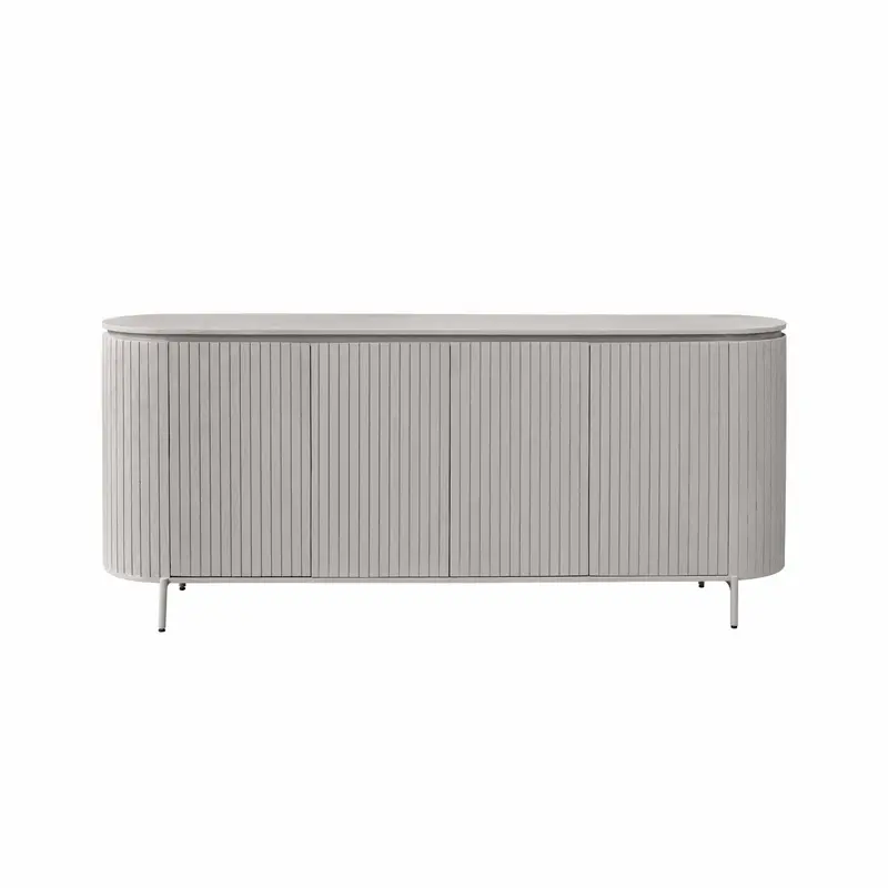Sideboard – Taupe Oberfläche, Mangoholz Material, Modernes Design – Solana | Starfurn