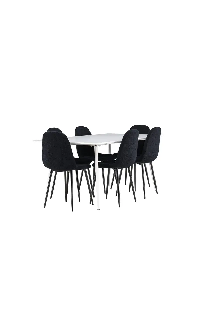 Silar Esstisch Mit Polar Essstuhl Rechteckiges Essgruppen Set