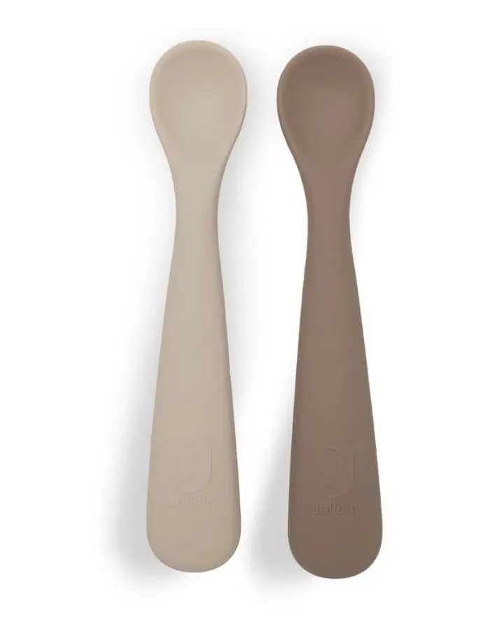 Silikon Löffel 2er Set I Natural Shades