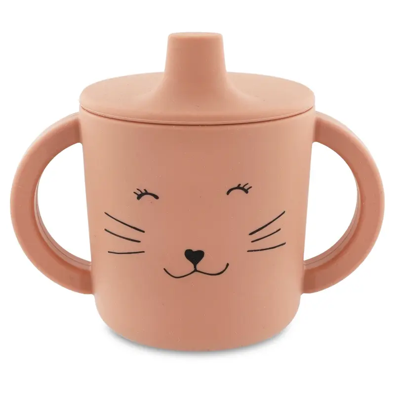 Silikon Trinklernbecher - Mrs. Cat