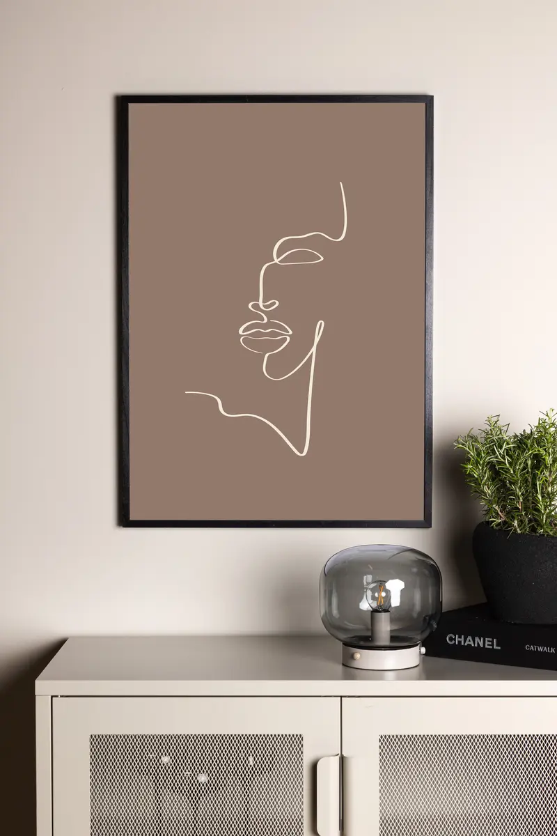 Siluette Poster Wanddekoration