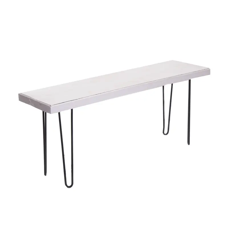 SITZBANK "BOHLE" | 120 cm, Mahagoni, mit Gestell | Beistellbank | Farbe