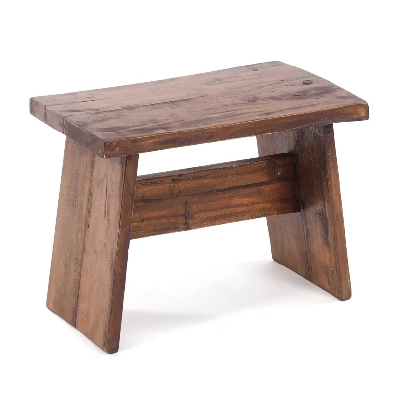 SITZBÄNKCHEN "SCHEMEL 40" | Mahagoni, 31x40x25cm | Fußhocker | Farbe