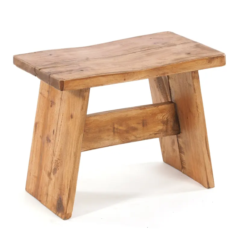 SITZBÄNKCHEN "SCHEMEL 40" | Mahagoni, 31x40x25cm | Fußhocker | Farbe