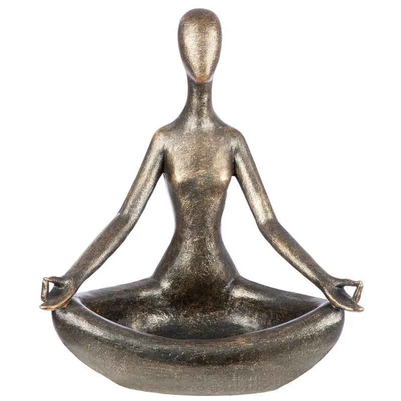 Skulptur – Antike Bronze, Wetterfeste Oberfläche, Ruhige Ausstrahlung - Relaxing | Gilde