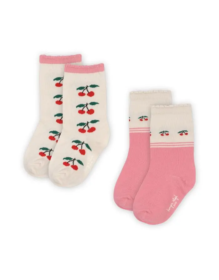 Socken 2er-Set I Cherry Mix