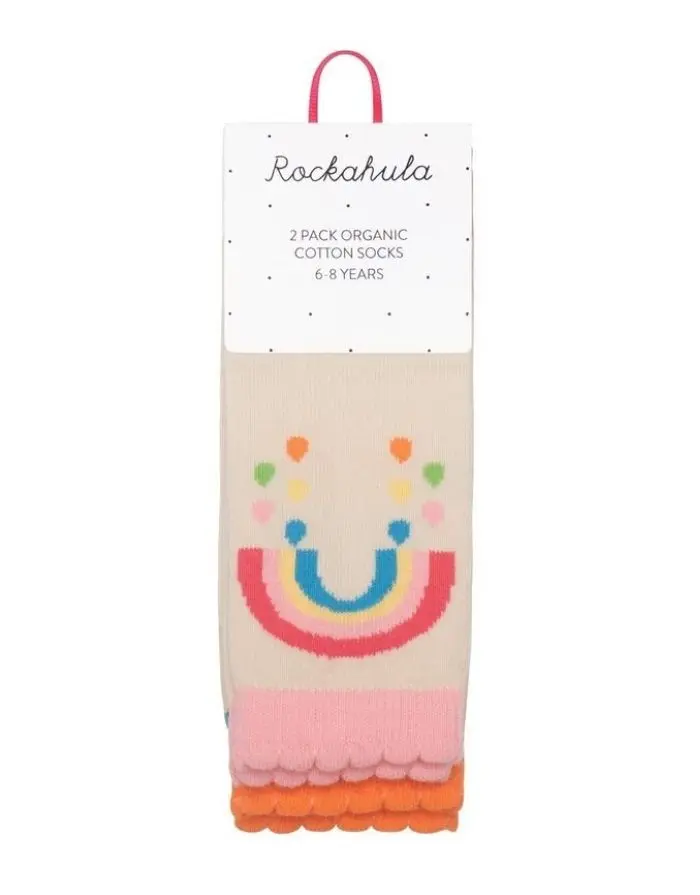 Socken 2er-Set I Vintage Rainbow and Sun