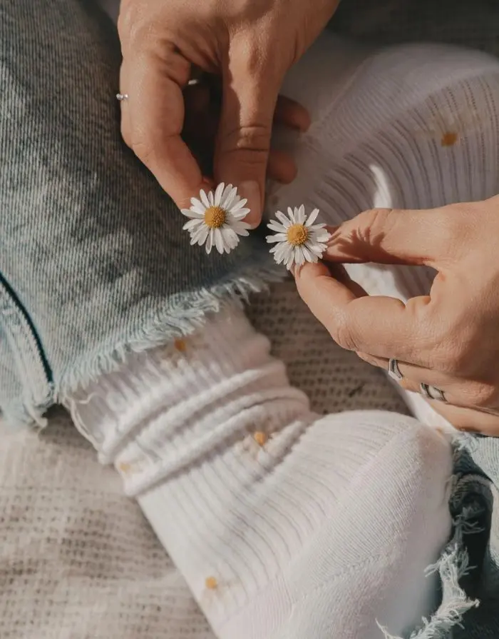 Socken I Allover Daisy