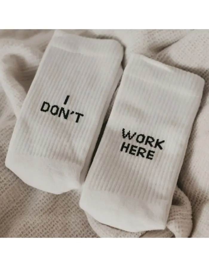 Socken Weiß I I don't work here