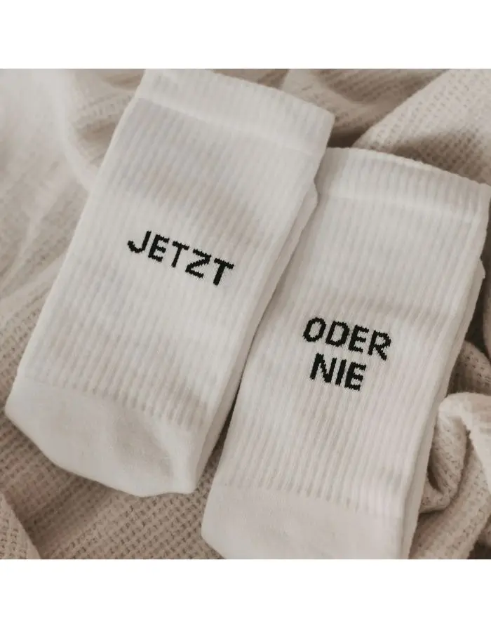 Socken Weiß I Jetzt oder Nie