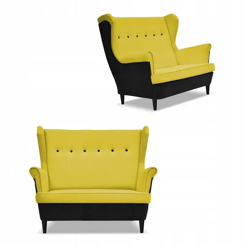 Sofa Ari gelb Ausführung S.U.2