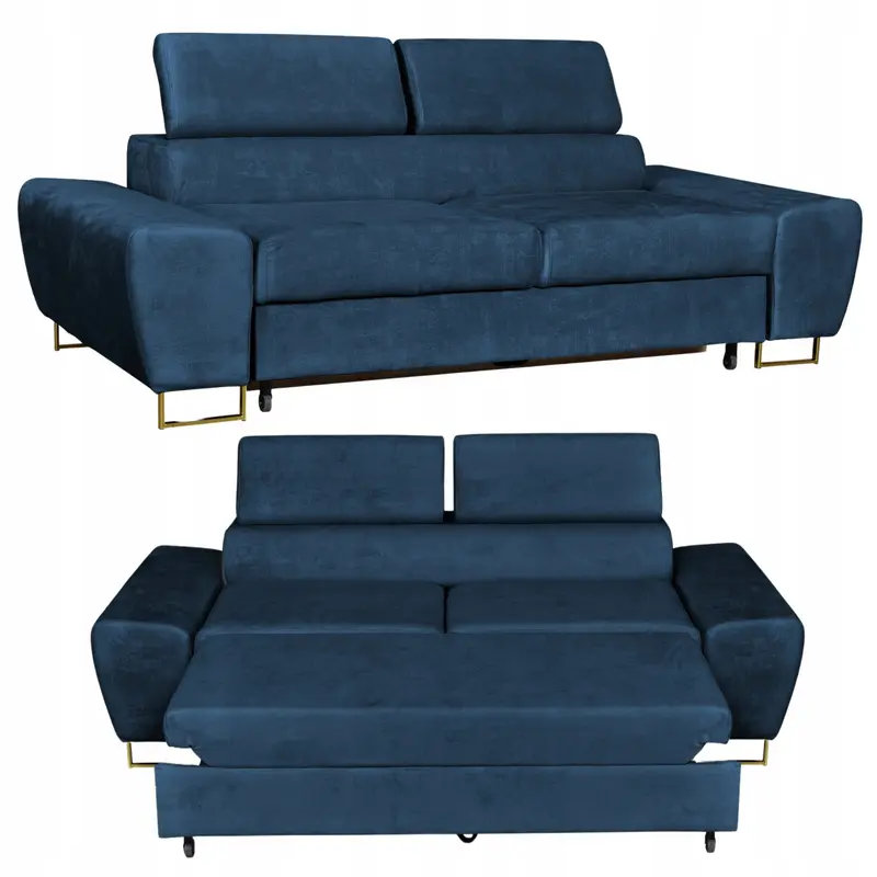 Sofa Bosso dunkelblau Ausführung K.2 Bosso Forta 60