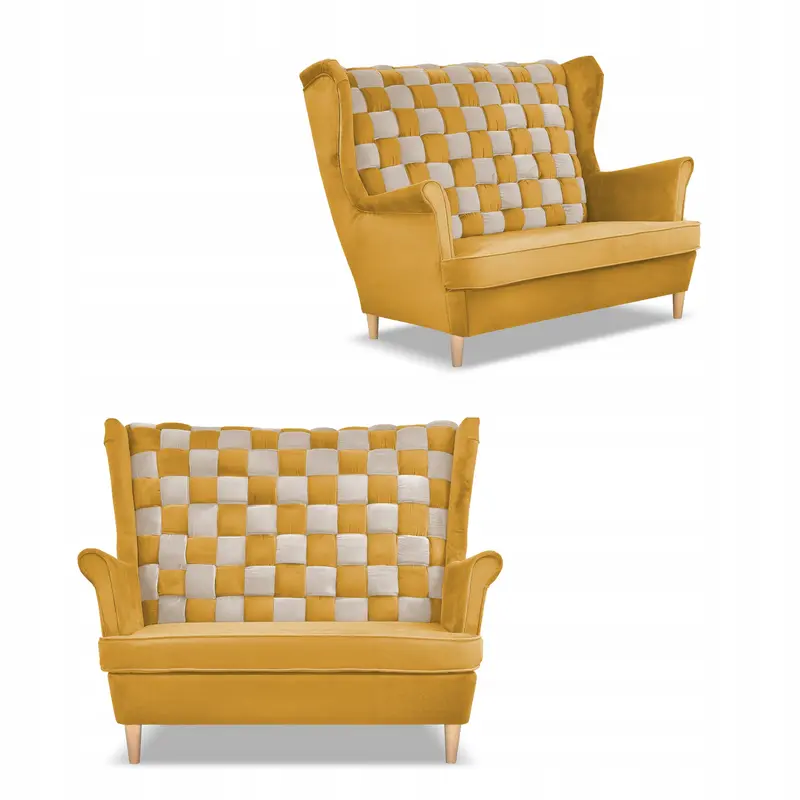 Sofa Carol Duo gelb Ausführung S.U.2
