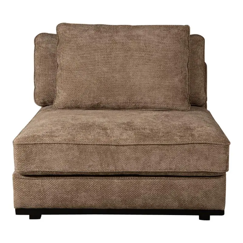 Sofa – Gepolsterte Sitzfläche, Stoffbezug Auswahl, Armlehnenloses Design – New Block | PTMD