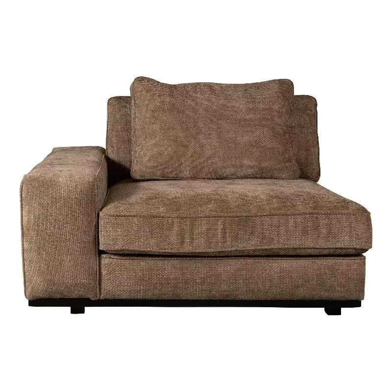 Sofa – Gepolsterte Sitzfläche, Stoffbezug Auswahl, Linke Armlehne – New Block | PTMD