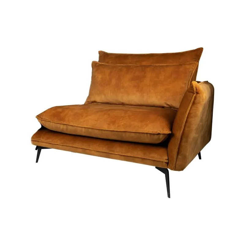 Sofa mit modularer Bauweise, hochwertigem Stoffbezug und elegantem Design – Flow | PTMD