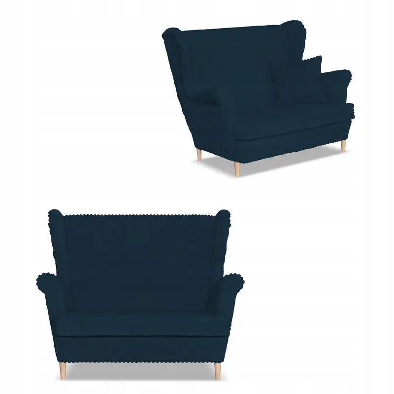 Sofa Rene dunkelblau Ausführung S.U.2