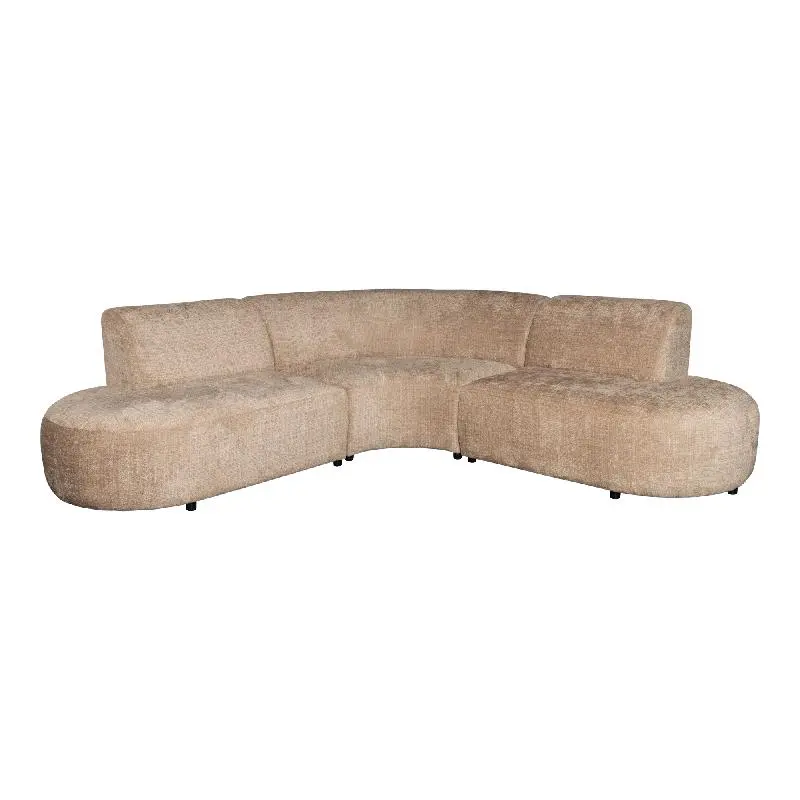 Sofa – Stoffbezug, Gerades Design, Komfortpolster – Catania | PTMD