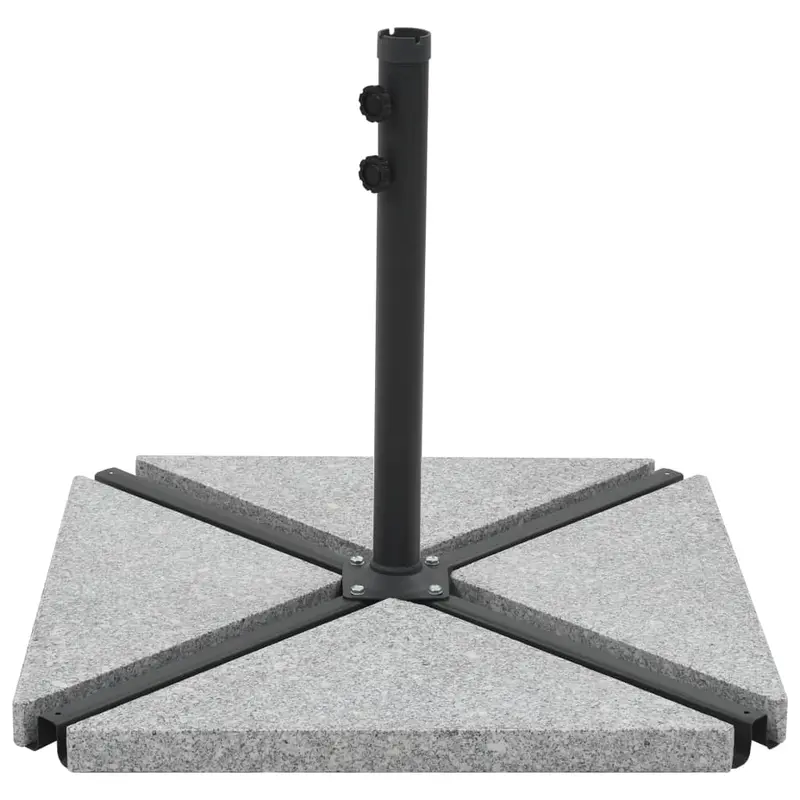 Sonnenschirm-Gewichtsplatten 4 Stk. Dreieckig Garu Granit 60 kg