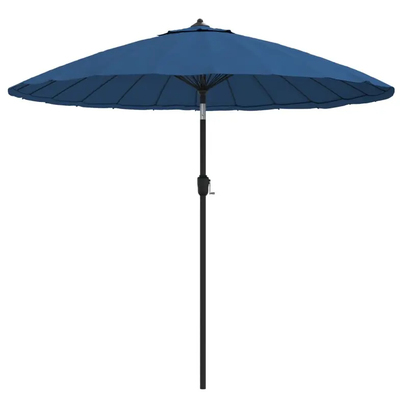 Sonnenschirm mit Aluminium-Mast 270 cm Azurblau