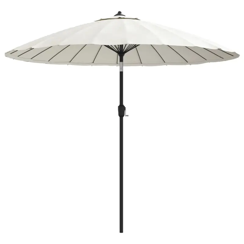 Sonnenschirm mit Aluminium-Mast 270 cm Sandweiß
