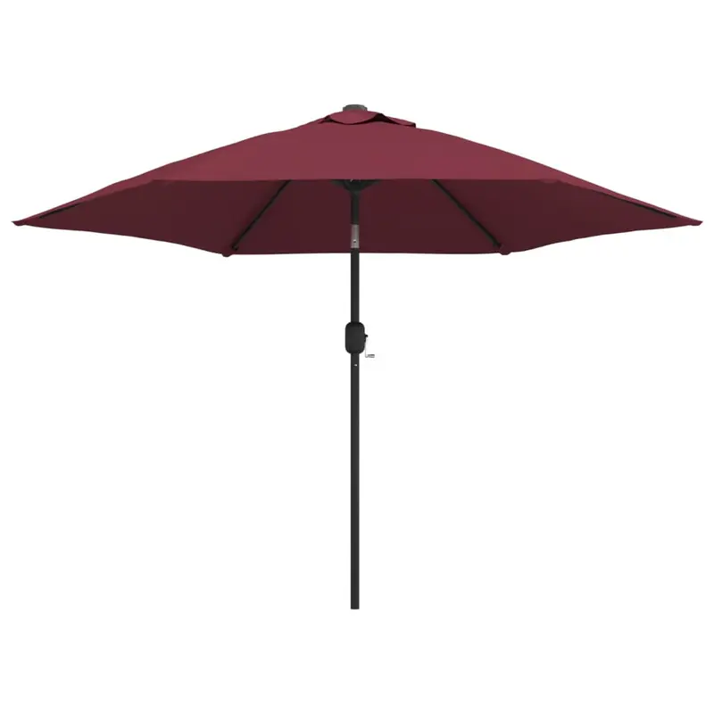 Sonnenschirm mit Metall-Mast 300 cm Bordeauxrot