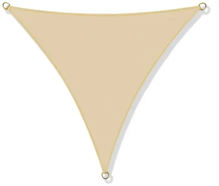 Sonnensegel wasserabweisend Codura 3 x 3 x 3m beige