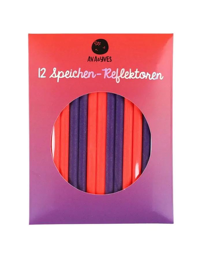 Speichenreflektoren I Neonpink/Violett