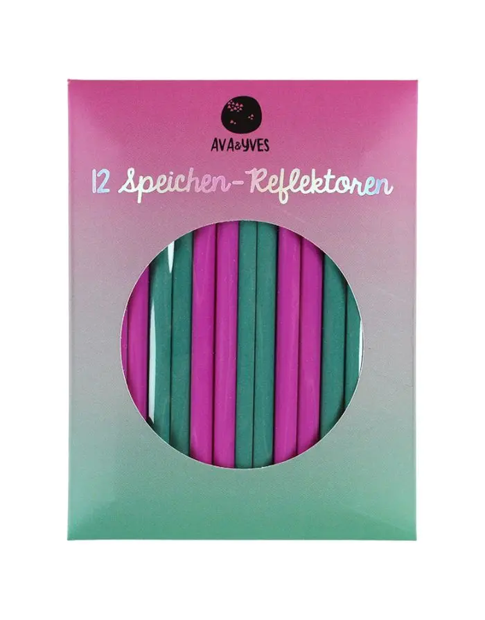 Speichenreflektoren I Pink/Petrol