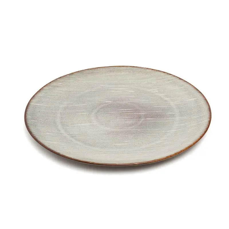 Speiseteller – Steingutmaterial, Zeitloses Design, Mehrfarbige Optik – Peniche | Bazar Bizar Antwerp