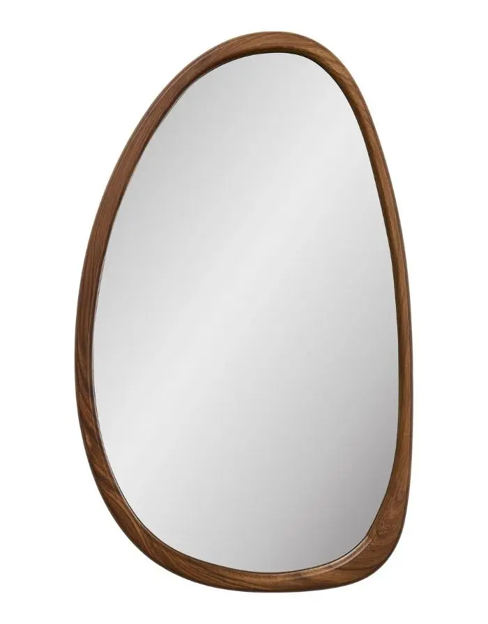 Spiegel Luxon Organic Shape I Wood 38,5x64,5cm