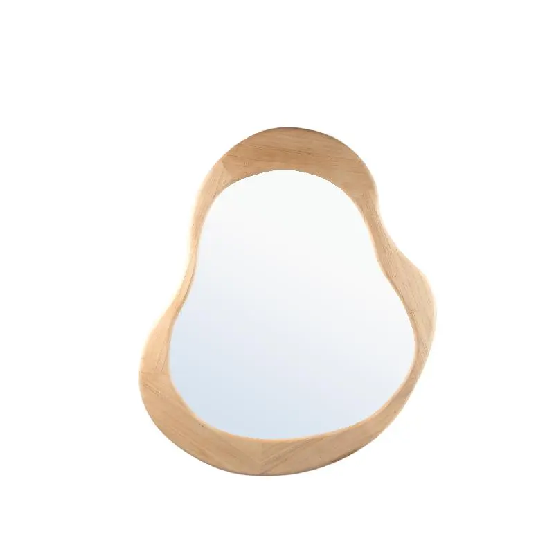 Spiegel – Organisches Design, Rechteckige Form, Massivholz Material, Natur – Barragh | PTMD