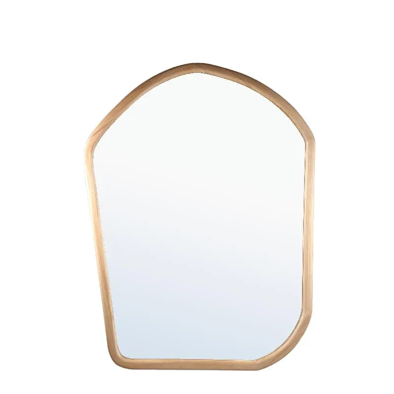 Spiegel – Organisches Design, Rechteckige Form, Massivholz Material, Natur, L – Denholm | PTMD