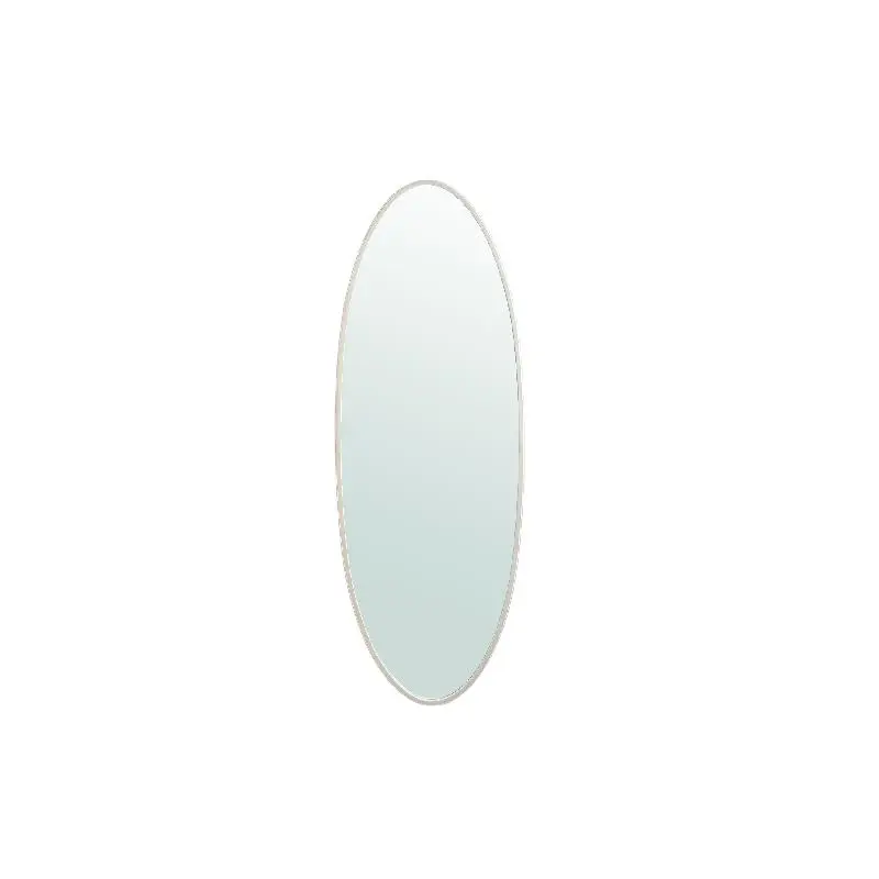 Spiegel – Schlichtes Design, Ovale Form, Stahl Material, Weiß, S – Serine | PTMD