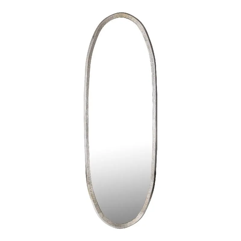 Spiegel – Unregelmäßiges Design, Ovale Form, Aluminium Material, Gold, L – Limera | PTMD