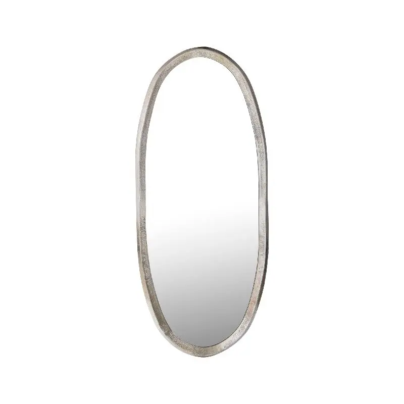 Spiegel – Unregelmäßiges Design, Ovale Form, Aluminium Material, Gold, S – Limera | PTMD