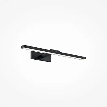 Spiegelleuchte – Schwarzes Aluminium, 50 cm Breite, 4000 K Licht, 12 W Leistung - Bris | Maytoni