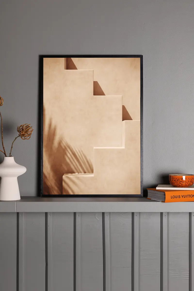 Stairs Poster Wanddekoration