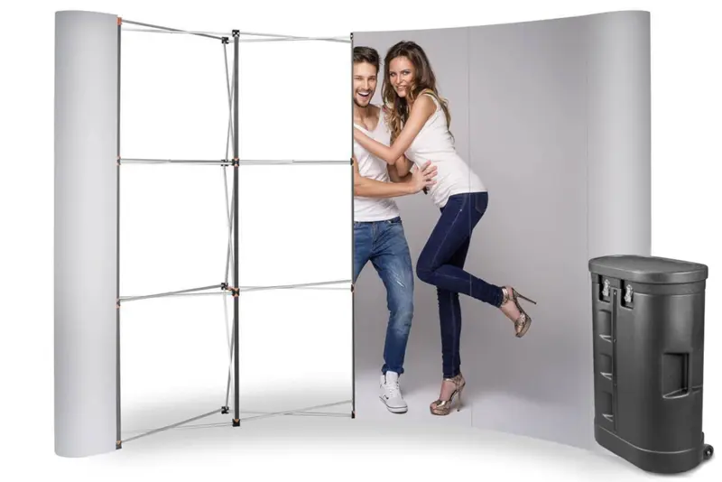 Standard Magnetic Pop-Up gebogen 3 x 4 im Thekenkoffer