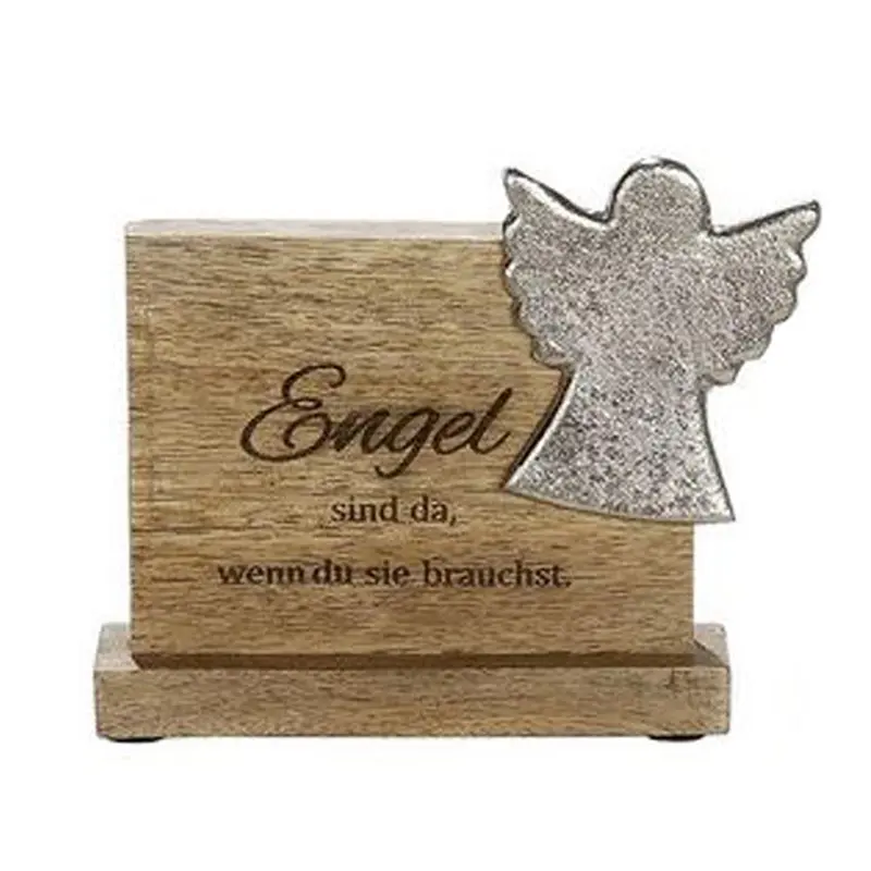 Standbotschaft Engel "Engel sind da" 15cm