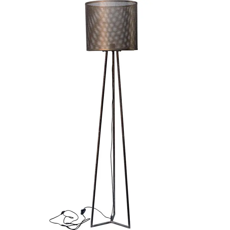 Stehlampe Kelly mit perforiertem Schirm - 200cm